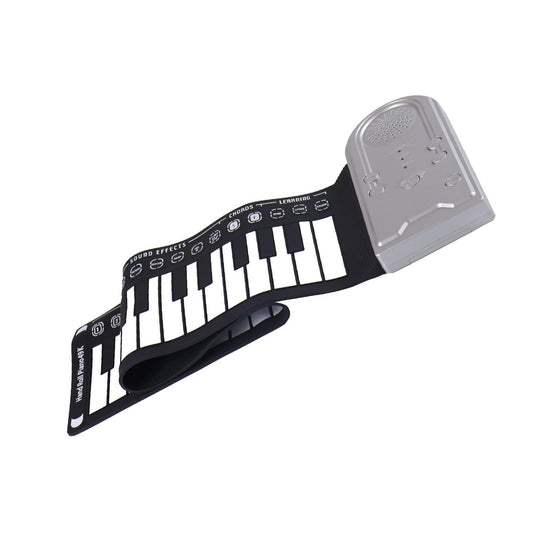 Eingebaute Lautsprecher, 49 Klavier, faltbar, USB-Konnektivität, Silikontasten, praktisches Design für Heimunterhaltung, faltbares Digitalpiano