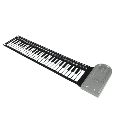 Eingebaute Lautsprecher, 49 Klavier, faltbar, USB-Konnektivität, Silikontasten, praktisches Design für Heimunterhaltung, faltbares Digitalpiano