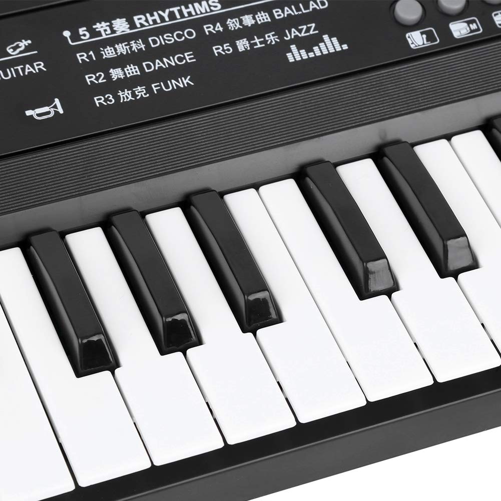 Klavier Klaviertastatur Elektronische Tastatur 54-Tasten Klaviertastatur mit Elektronischem Orgelmikrofon und Aufnahmefunktion BF-5438